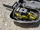 Poulan chainsaw with case