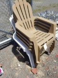 5 poly chairs