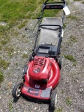 Toro push mower with bagger