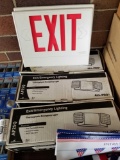 Exit emergency lights