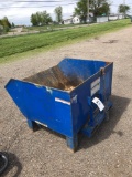 Fork lift dump bin