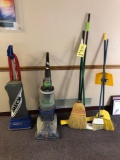 Hoover Floor Scrubber, Oreck Vacuum, Brooms