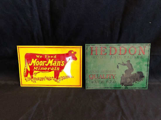 Tin advertising signs