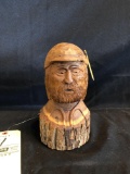 Hand-carved mountain man