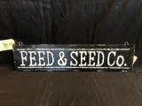 Feed & seed tin sign