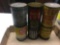 (6) Metal Qt Oil Cans