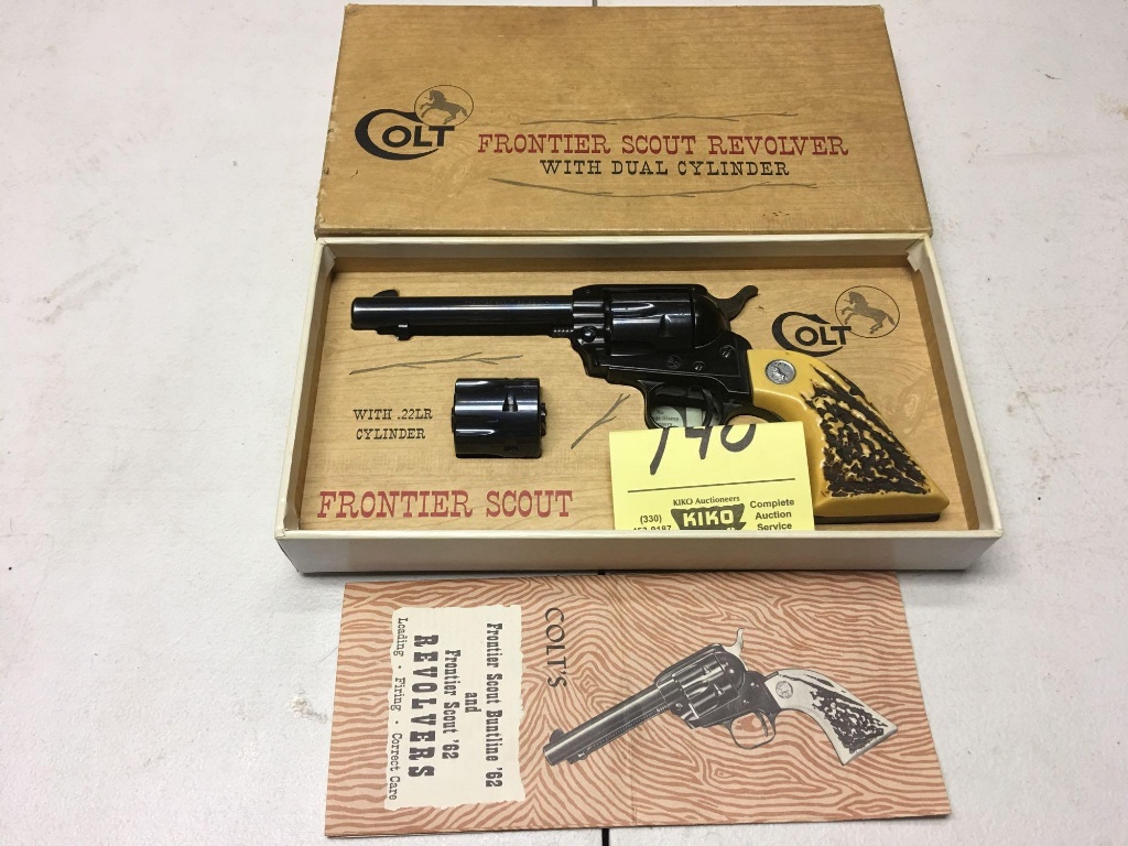 Colt '62 Scout Frontier Buntline Revolver-Owner's Manual 