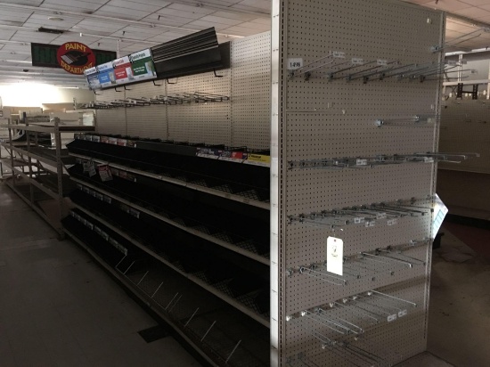 APPROXIMATELY 15' RETAIL SHELVING