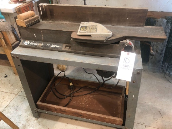 Rockwell 6 inch jointer. On Stand.