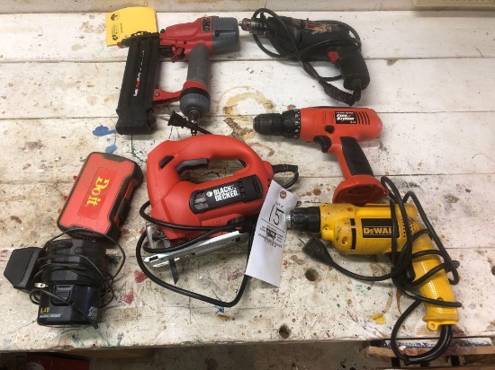 Do you Walt drill, skill drill, Cenco finish nailer. Black & Decker saber saw. Firestorm Black &