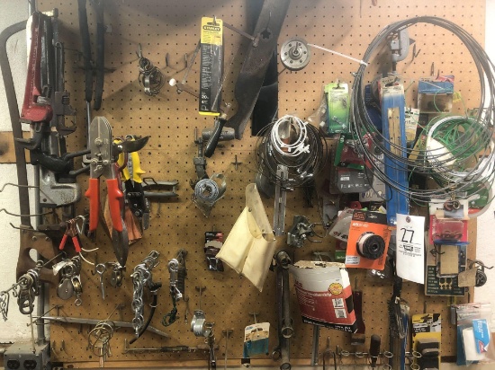 Handtools, pipe wrenches, clamps.