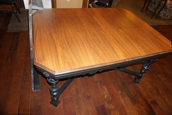 Early dining table refinished by Terry Murray