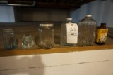 Early bottles, jars