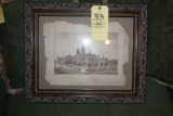 Stark County Courthouse Canton Oh signed print (H.G. Howland)