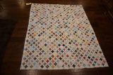 Handmade material patches quilt