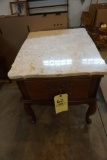 Marble top end tables