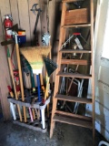Yard tool and stepladder