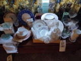 Assorted Glassware incl. Plates, Cups & Saucers & Goblets