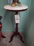 Marble-Top Stand