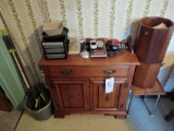 Cabinets, Two Wood Trash Cans, Mops, Lightbulbs