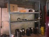 Single section of pallet shelving