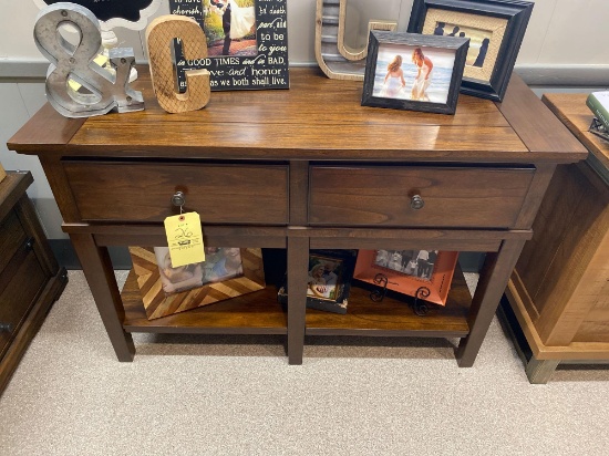2 Drawer sofa table