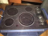 GE Glass top Electric stove counter top
