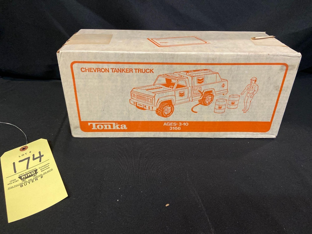 chevron toy tanker truck