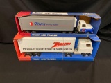 (2) Ertl Truck and Trailer