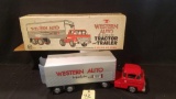 Marx western auto tractor trailer 3639