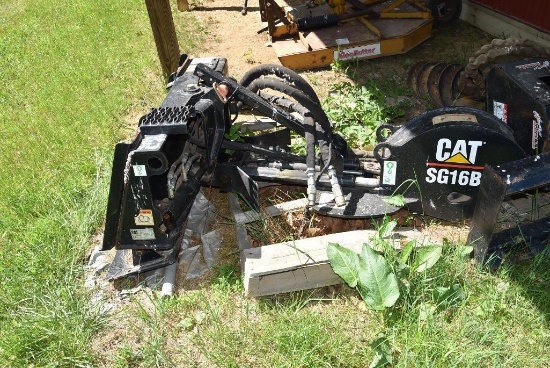 Cat SG16B Stump Grinder skid loader attachment