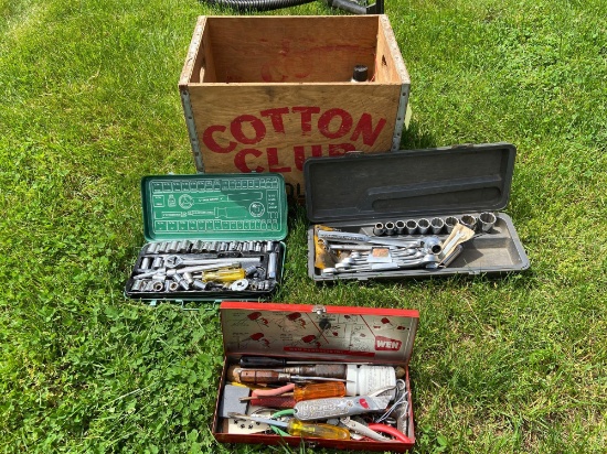 Socket Set, Wrenches, Crate