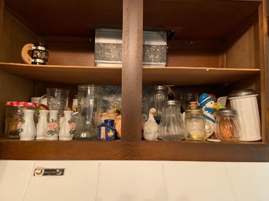 Contents of Upper Kitchen Cabinets