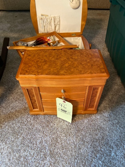 Sewing Basket and Jewelry Box
