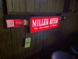 Lighted Miller Beer Sign