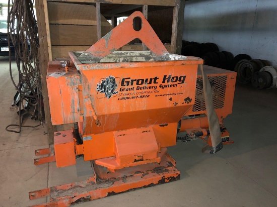 Grout Hog delivery system