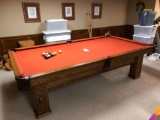 9' Custom-made billiard table