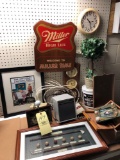 Miller sign, golfing Decor, barometer