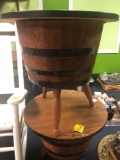 Pair of barrel end tables