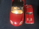 Barbie car and corvette