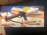 Pistol crossbow dart gun