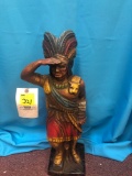 Native American statue