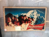 Metal Budweiser sign