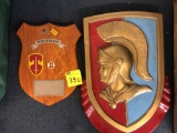 Military plaques