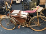 Vintage bicycle with banana seat
