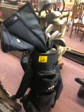 Golf bag and clubs