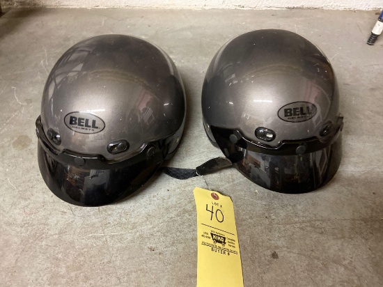 (2) Bell Motorcycle Helmets