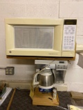 Microwave and Coffee Maker