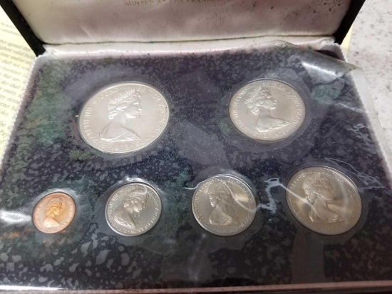 First coinage of the British Virgin Islands proof set