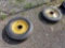 Pair of implement tires with rims